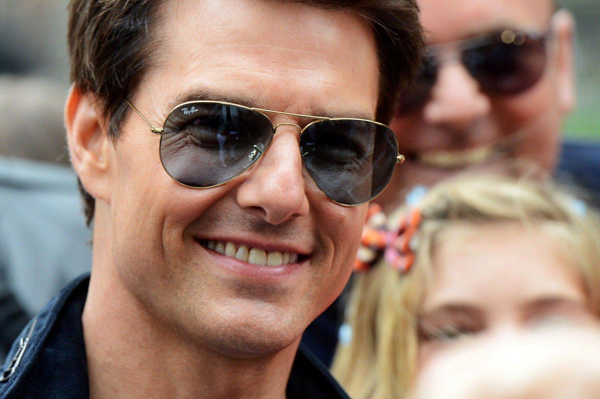 Smiling Face of Tom Cruise Hollywood Actor