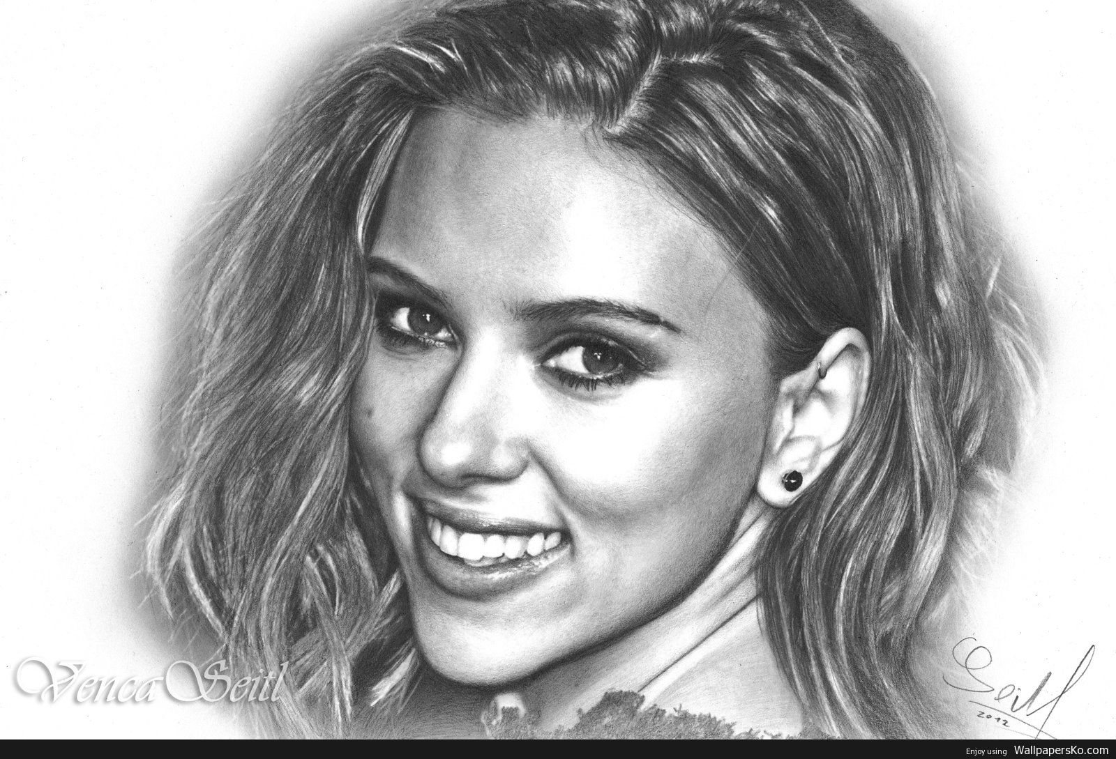 iPhone wallpaper. Beauty girl, Scarlett johansson, Portrait