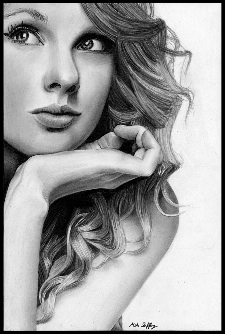 pencil portraits. Cool pencil drawings, Taylor swift drawing, Pencil drawings of girls