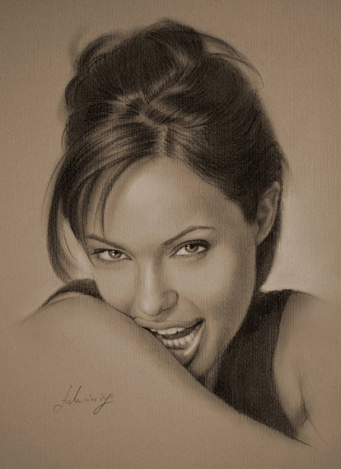 Wallpaper Collection For Your Computer and Mobile Phones: The Fantastic And Awesome Celebrity Pencil Drawings
