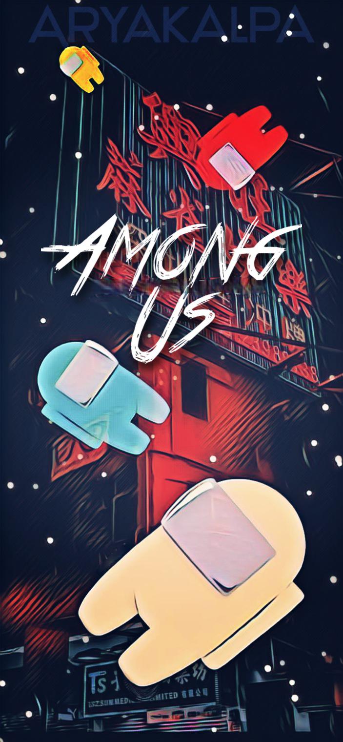 Among us mobile wallpaper (thanks for the base image @_labkat)