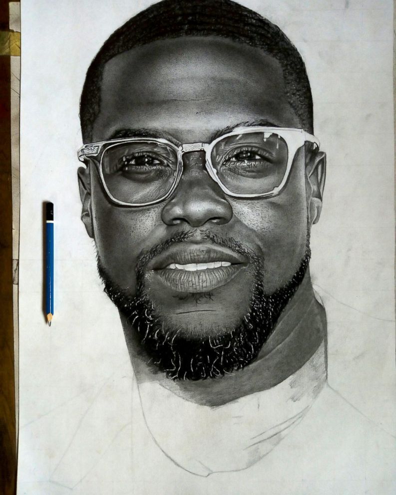 Kevin Hart sketch by Nigerian artist goes viral, gets attention of comedian