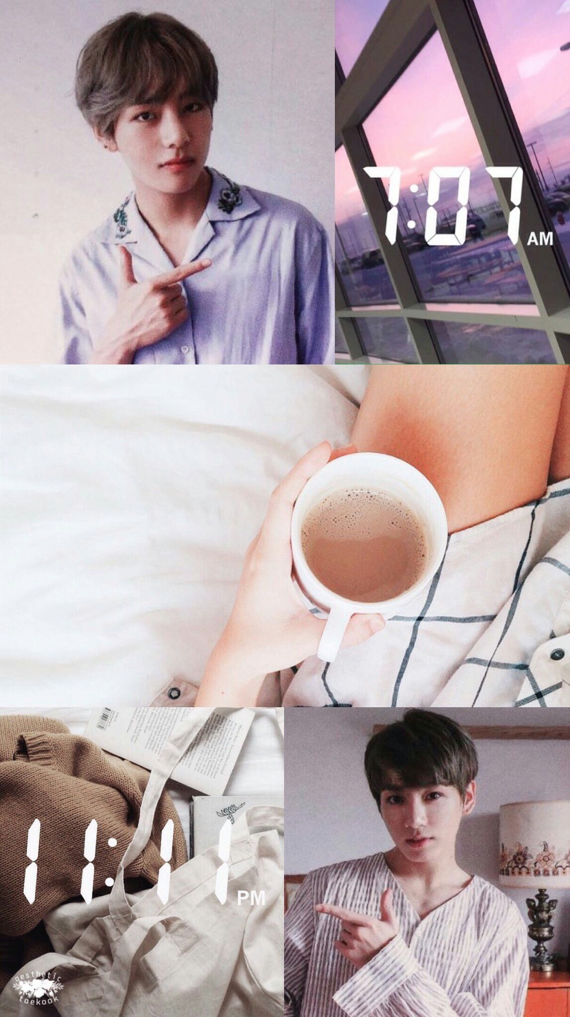 → Aesthetic Lockscreen Wallpaper ◎Asthetic Taekook