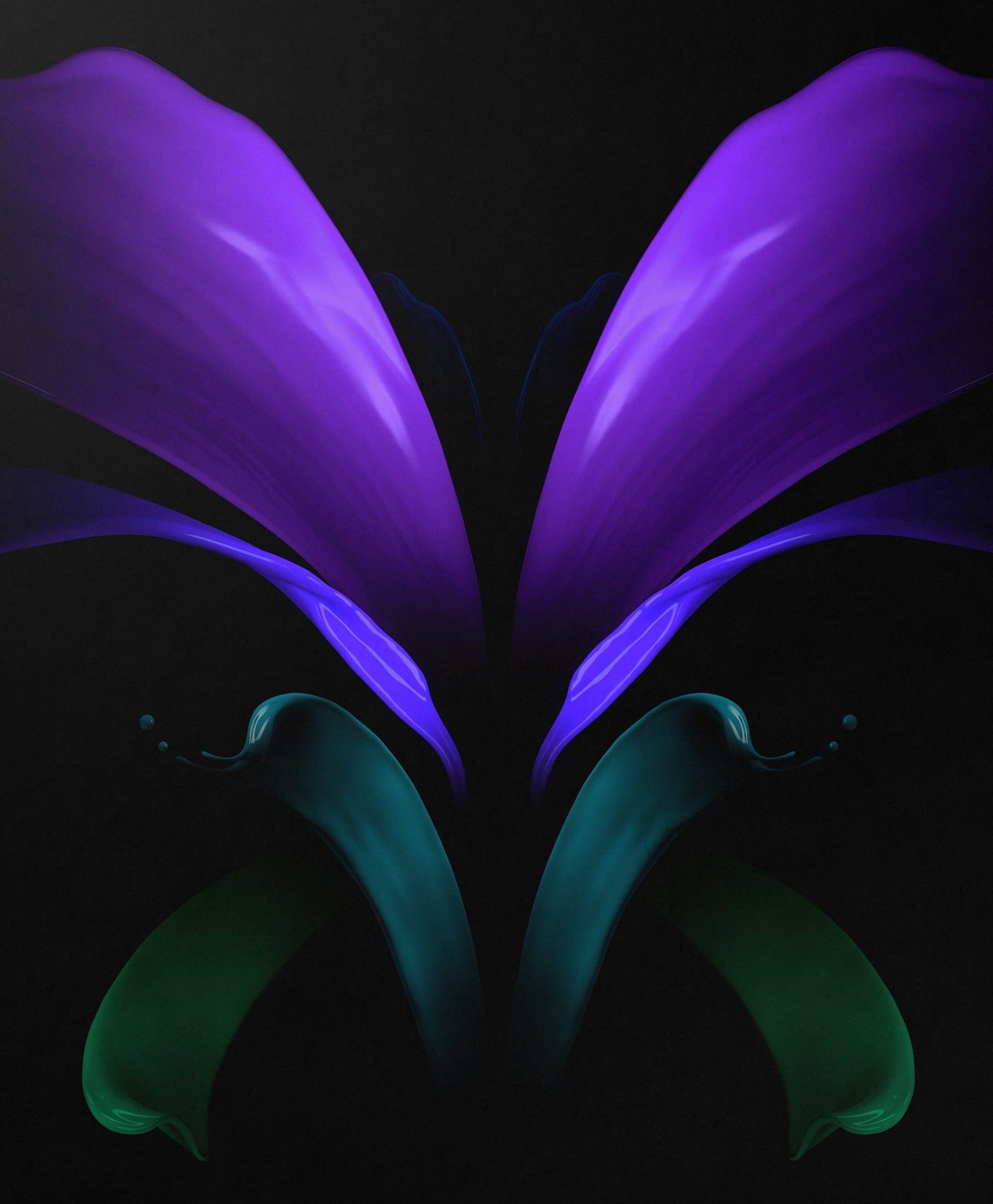 Here are the Samsung Galaxy Z Fold 2 wallpaper