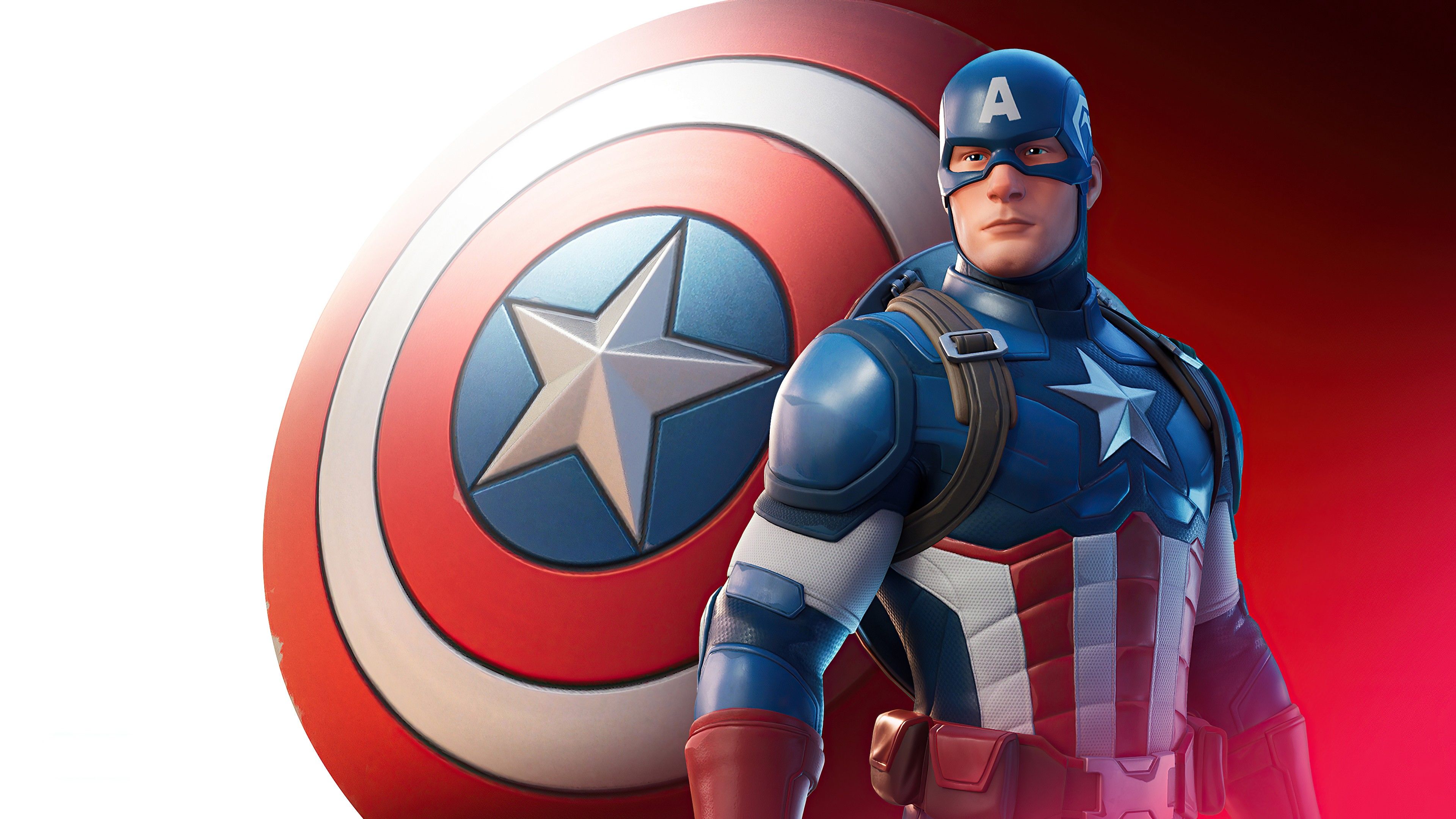 Captain America Fortnite Marvel Comics 4K HD Games Wallpaper
