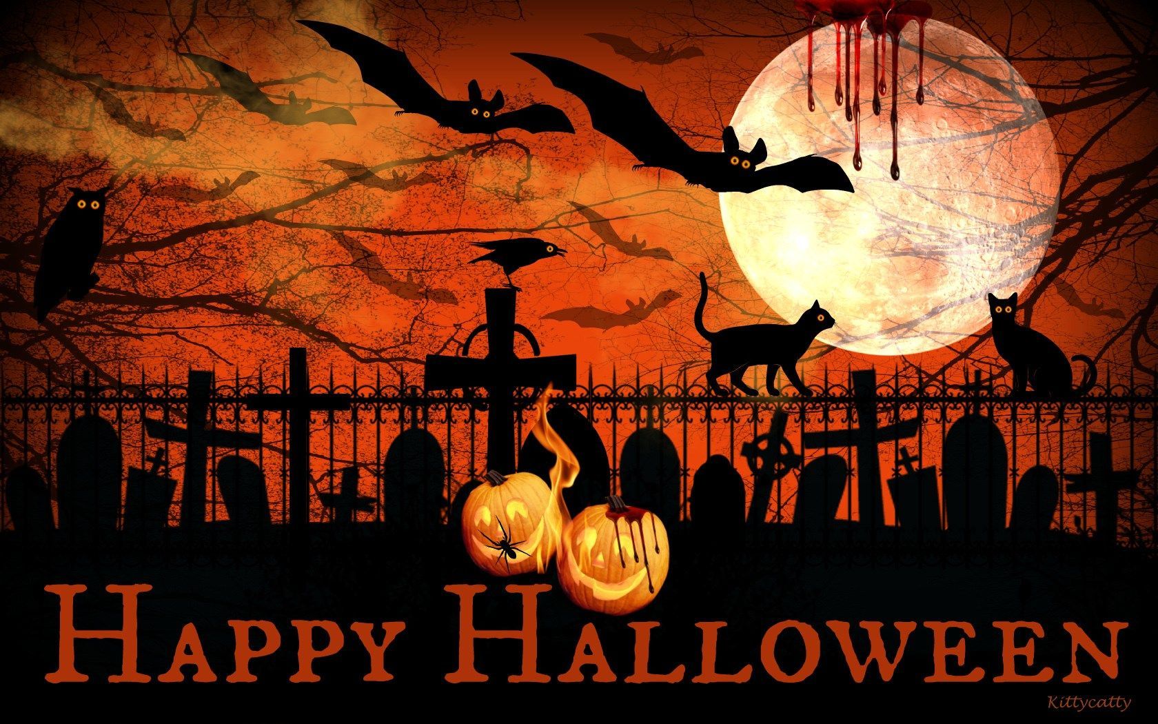 halloween free HD widescreen 1680x1050. Halloween image, Halloween wallpaper, Vintage halloween cards