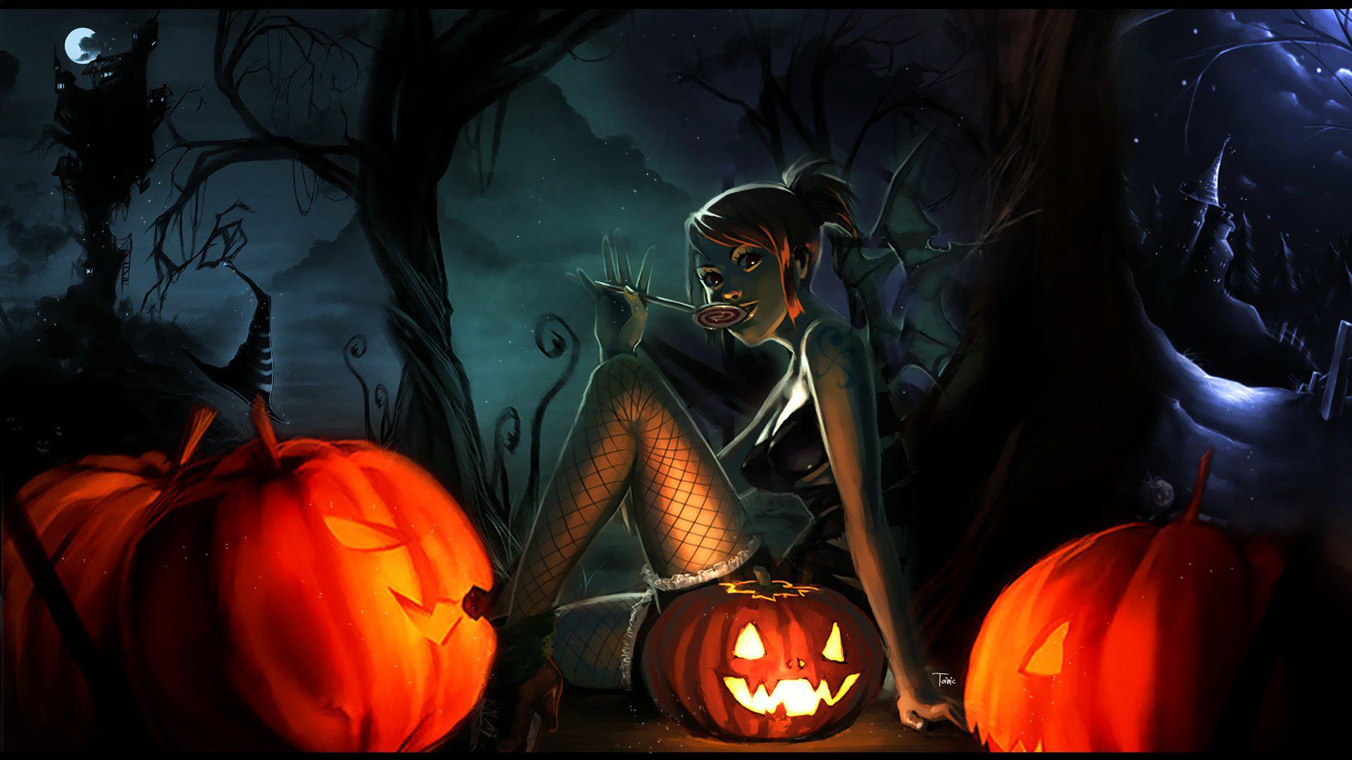 High Resolution Halloween Background HD Wallpaper