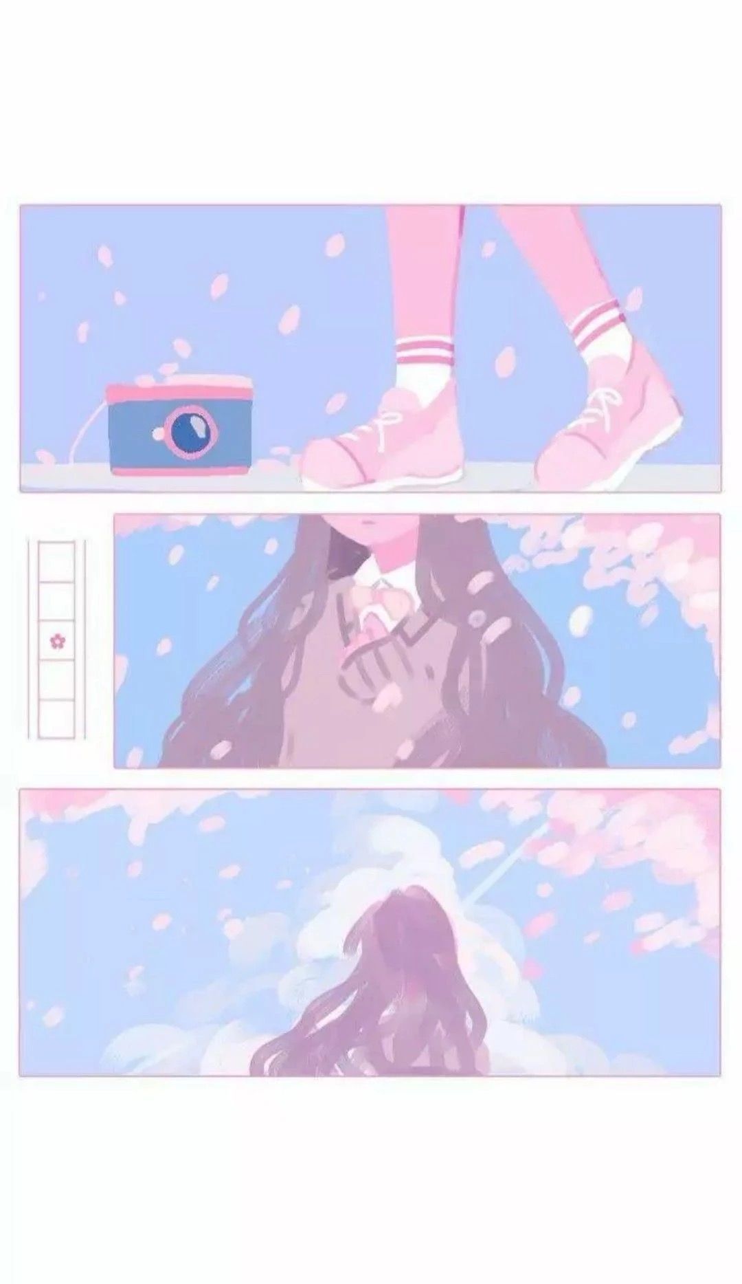 Pastel Aesthetic Anime Wallpaper 1080×1867