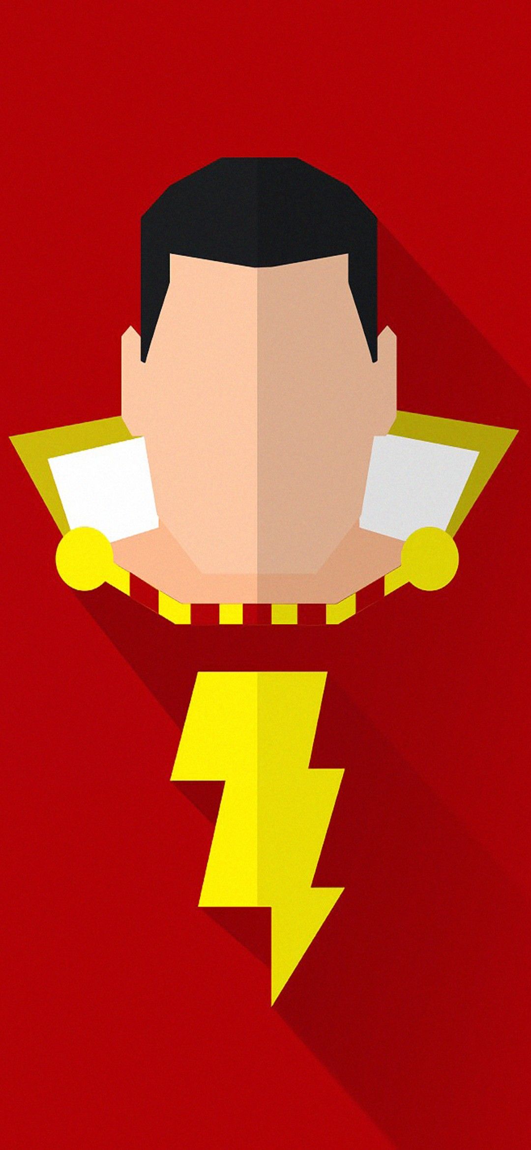 Shazam Logo DC Comics Superheros Vivo Mobile 4K Wallpaper