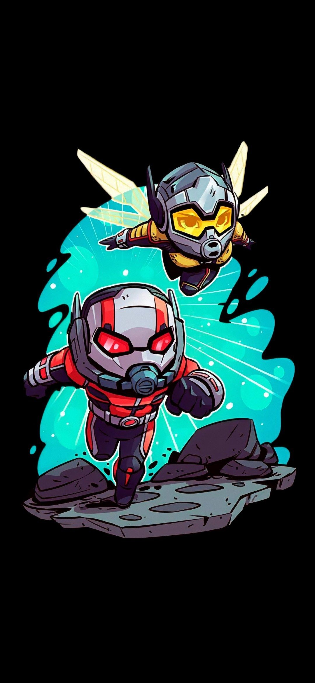 Antman and Wasp iPhone Minimalist Full HD Wallpaper ⋆ Traxzee