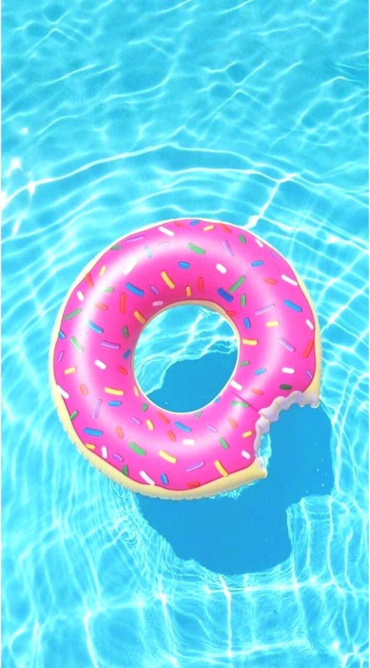 iPhone and Android Wallpaper: Donut Pool Float Wallpaper for iPhone and Android #pool #Android. Wallpaper iphone summer, Pink wallpaper iphone, Summer wallpaper