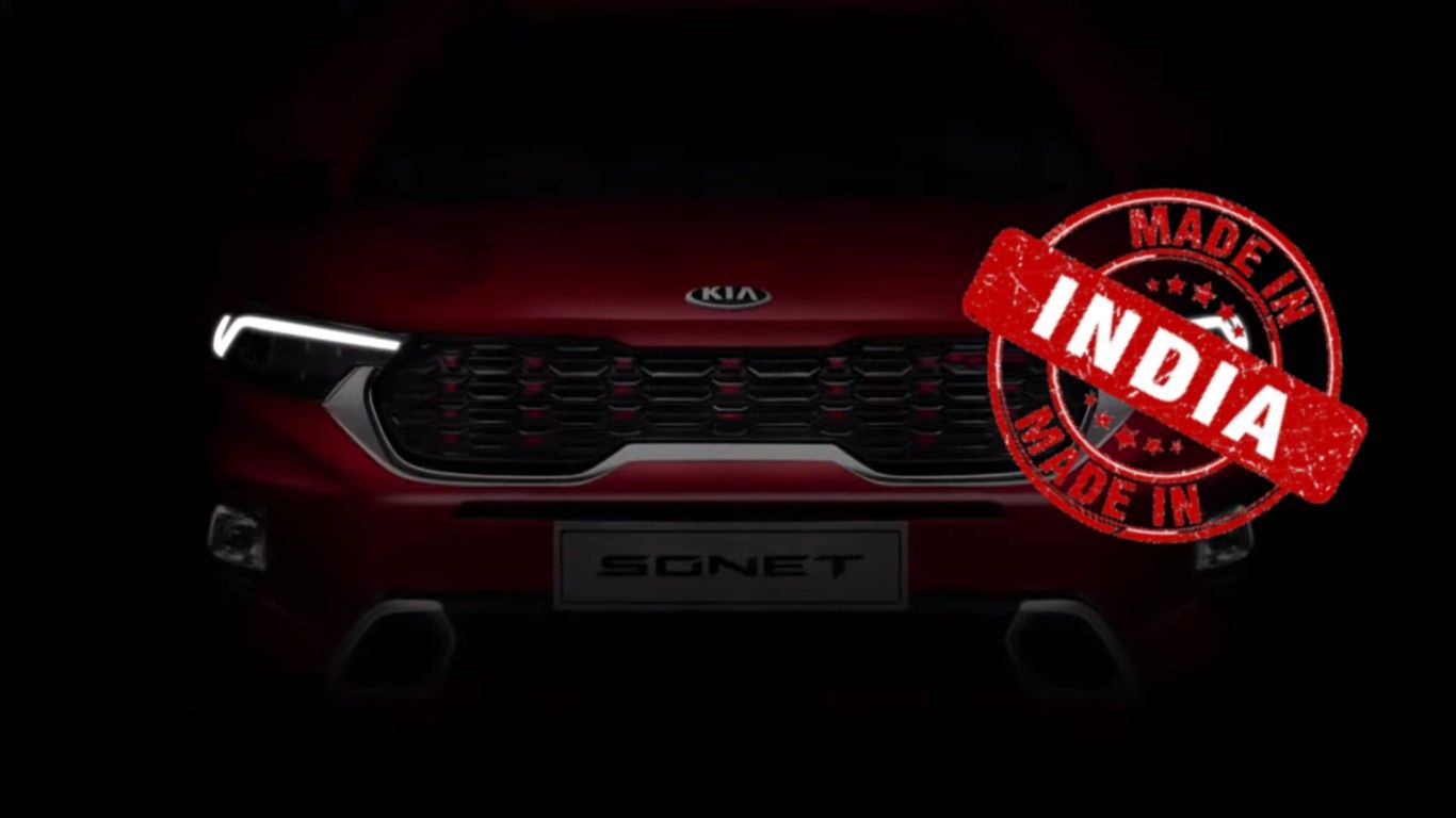 KIA Sonet, MADE IN INDIA. Specs, Price & Image