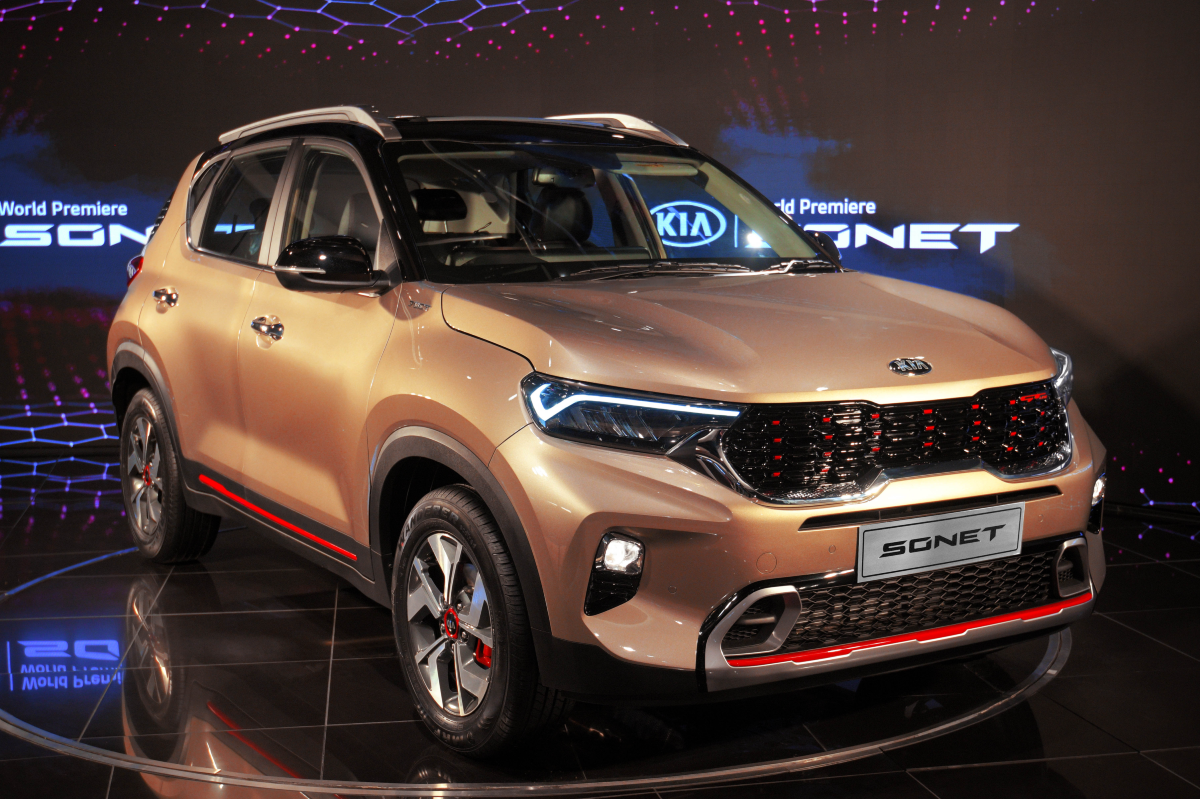 Upcoming Kia Sonet Compact SUV Detailed Image Gallery: Exterior, Interior and More