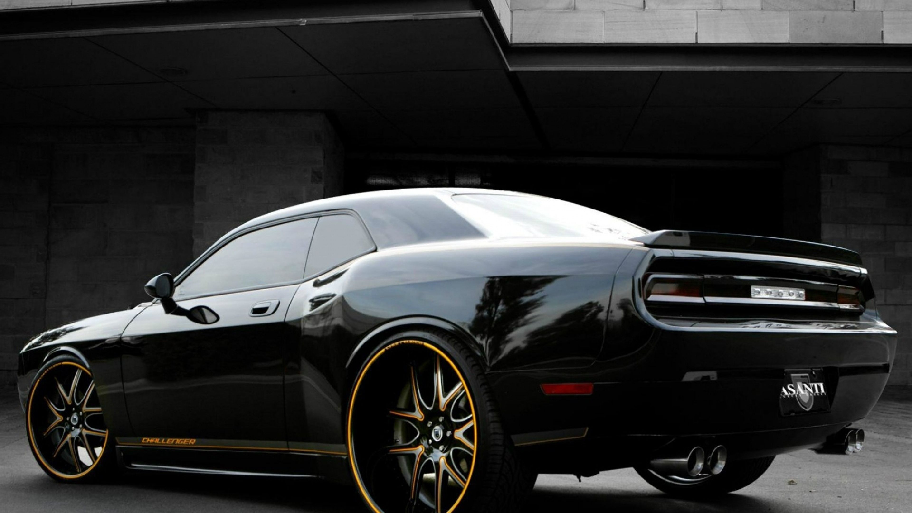 Download Wallpaper 3840x2160 Dodge, Challenger, Asanti, Tuning 4K