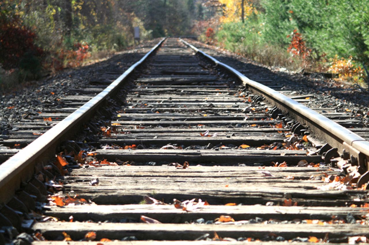 Railroad Tracks Free Domain Picture