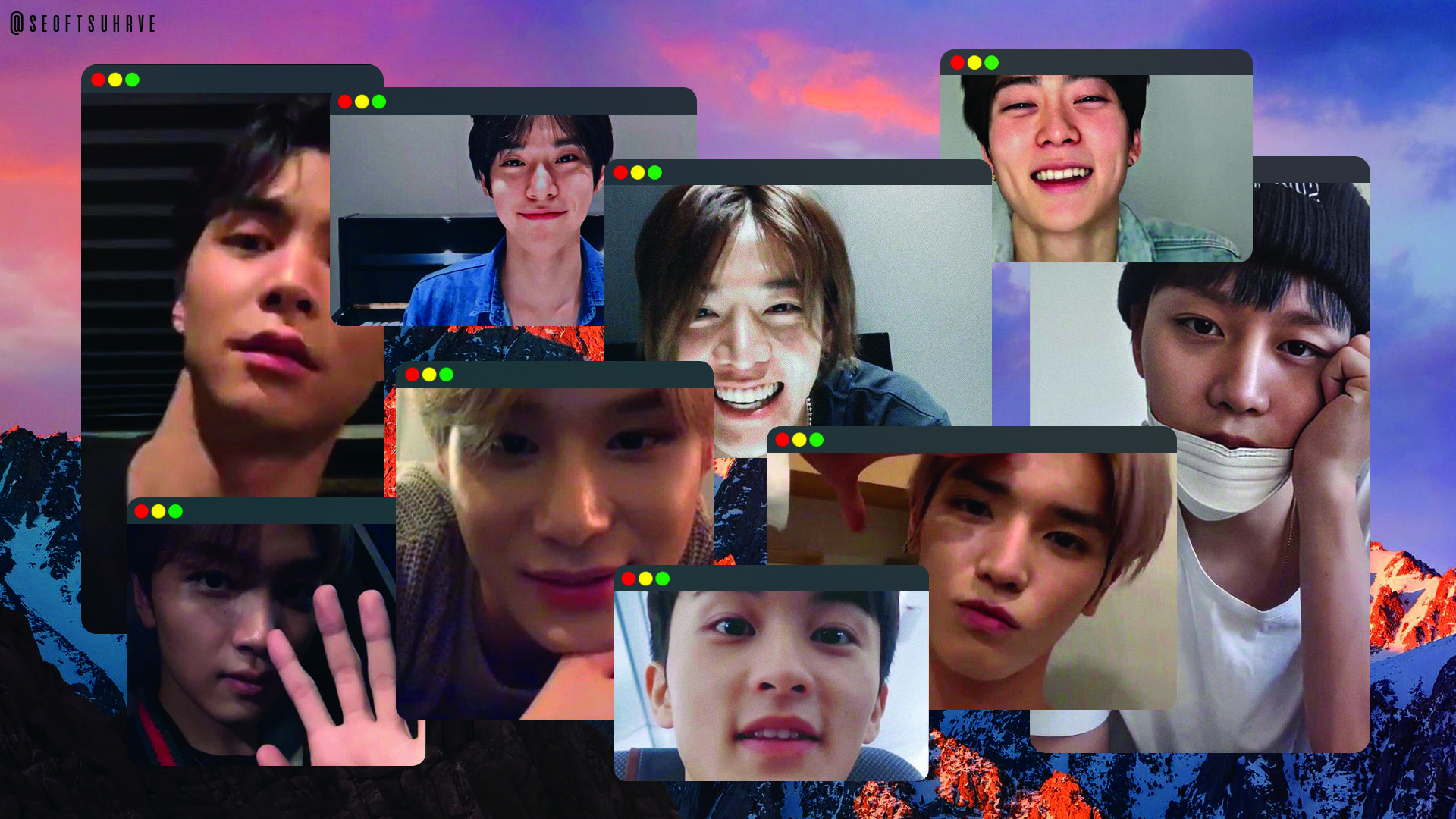 NCT 127 Desktop Wallpaper di 2020. Gambar wajah, Gambar, Humor lucu