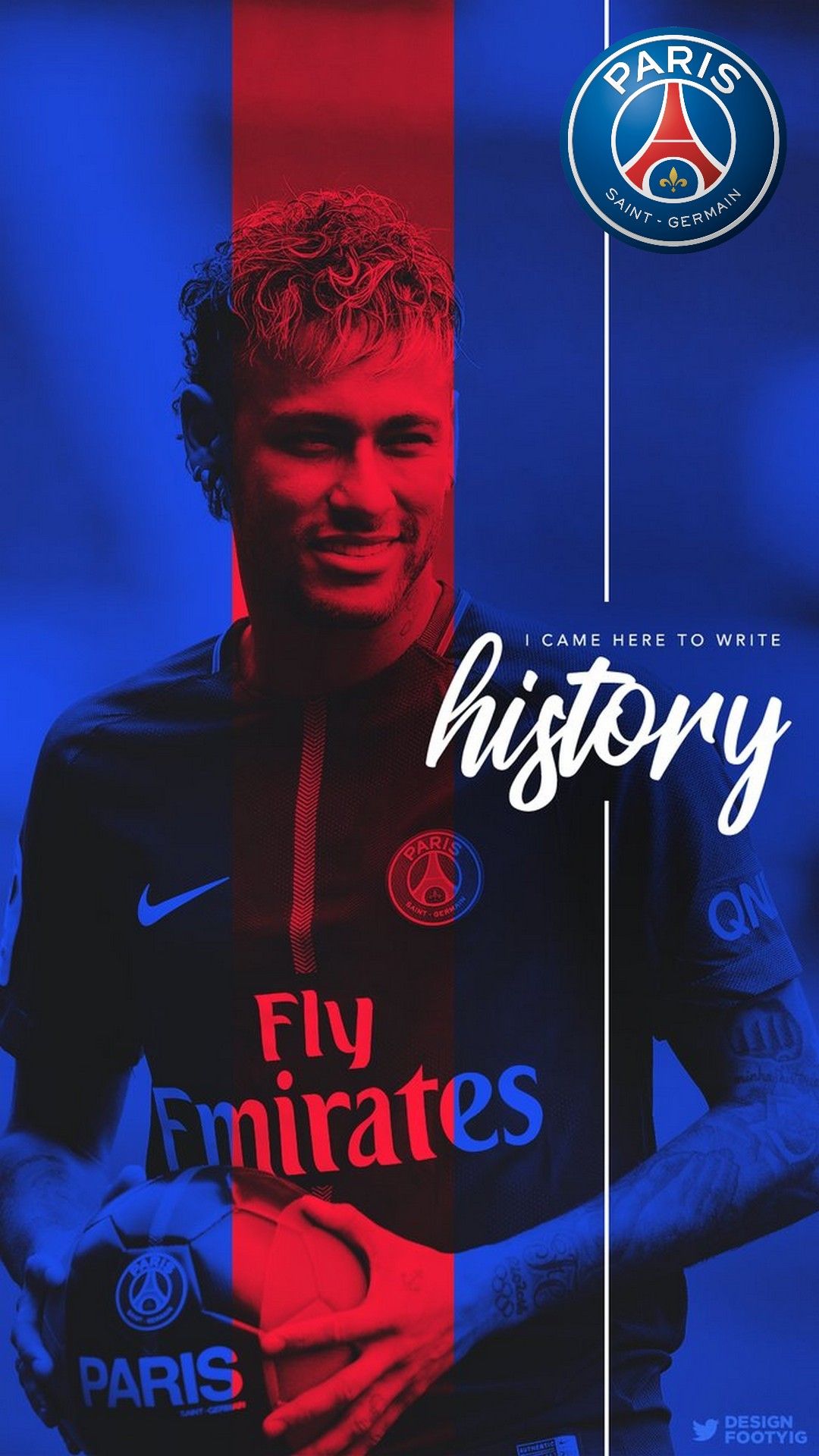 Neymar PSG HD Wallpaper For iPhone Football Wallpaper