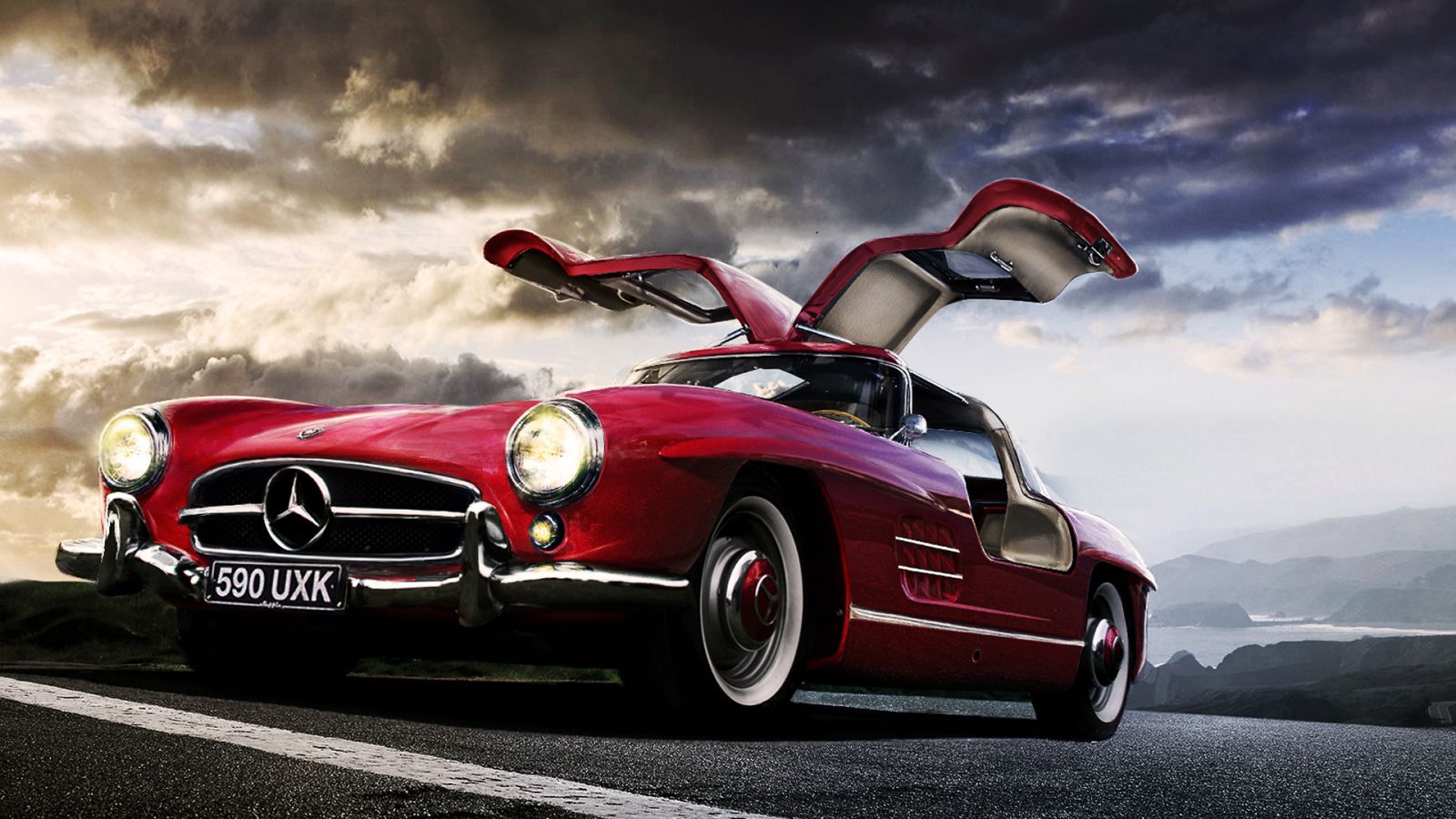 Mercedez Benz SL 300 Desktop wallpaper 1600x900