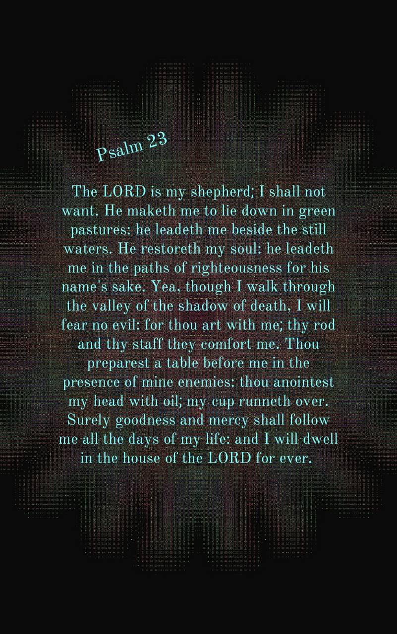 Psalms 23 wallpaper