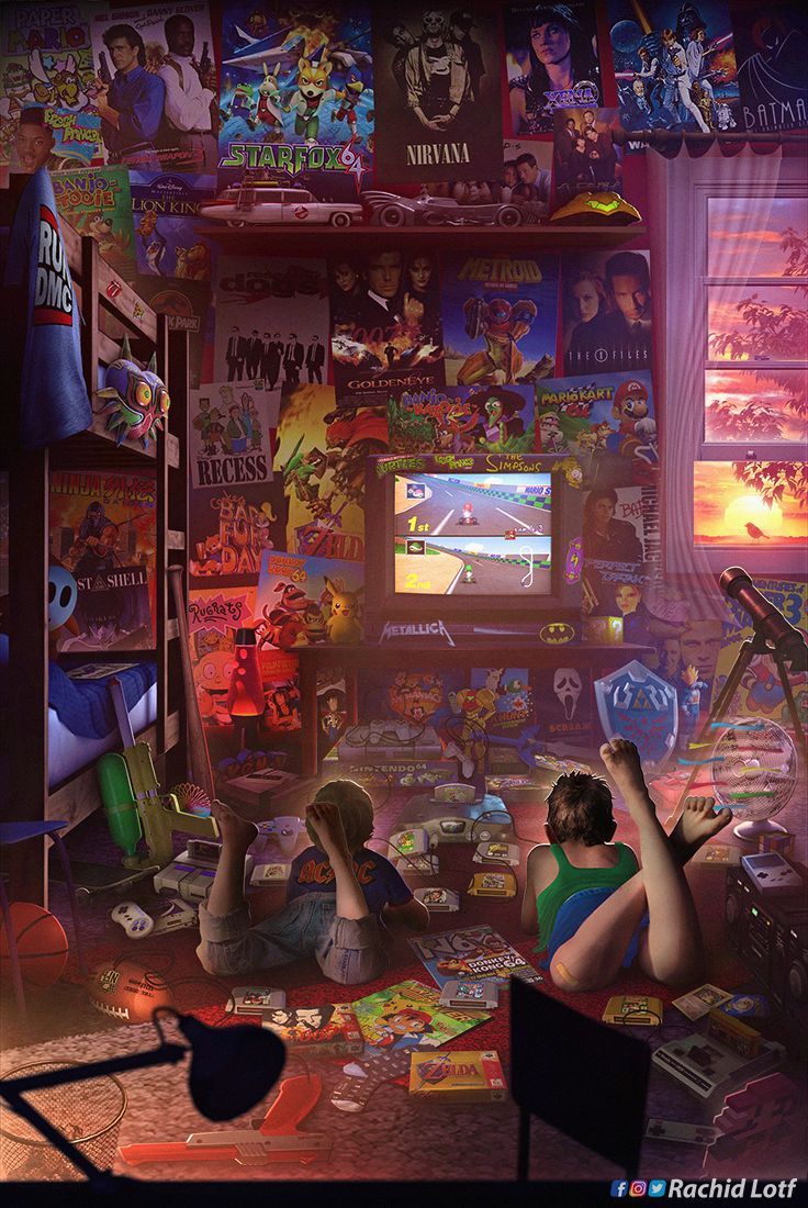Brother in Arms, 90s Gamer Room N64. Retro gaming art, Retro video games, Video game art