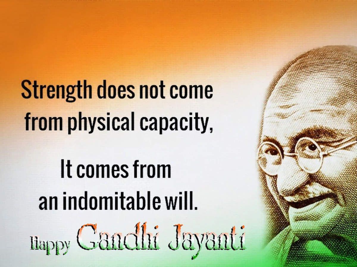 Happy Gandhi Jayanti 2020: Image, Wishes, Messages, Quotes, Picture and Greeting Cards. The Times of India
