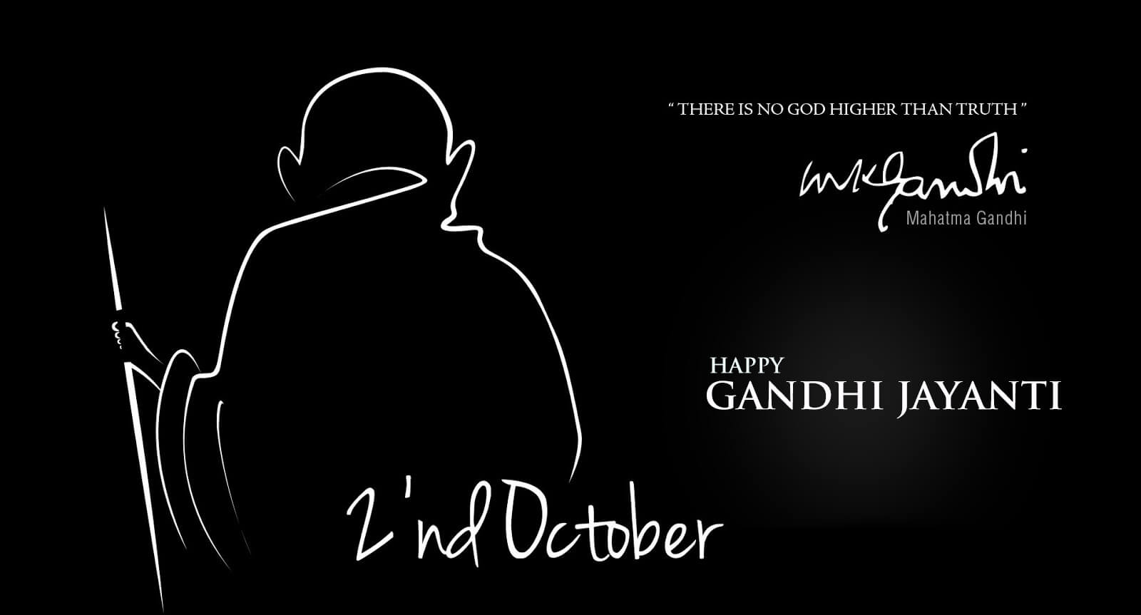 Gandhi Jayanti Quotes October 2 HD Image Wallpaper