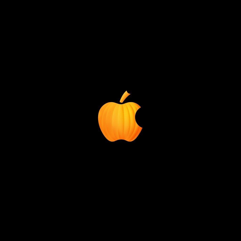 Happy halloween apple logo :). Apple logo, Halloween apples, Halloween wallpaper