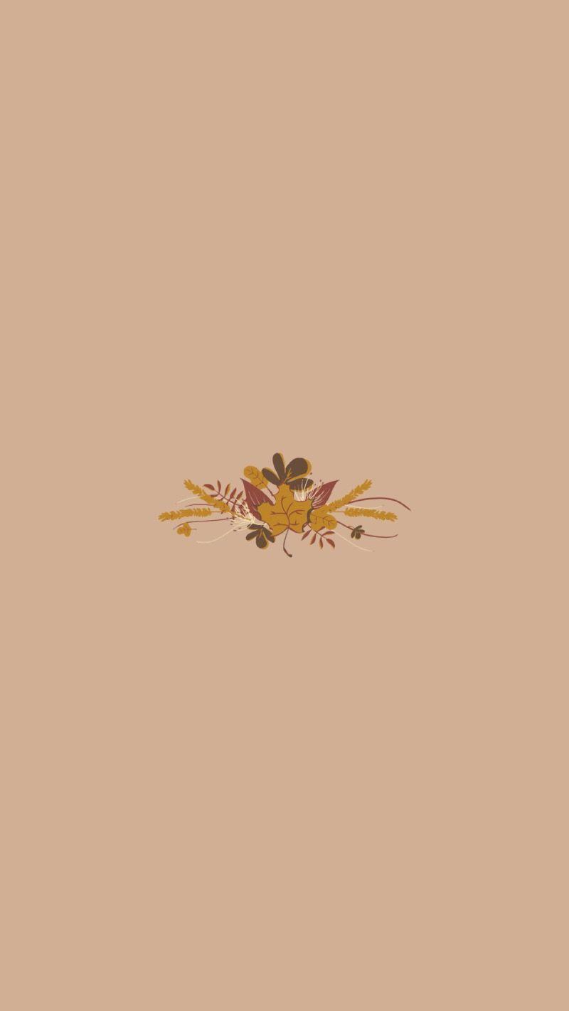 Minimalist Flower iPhone Wallpaper