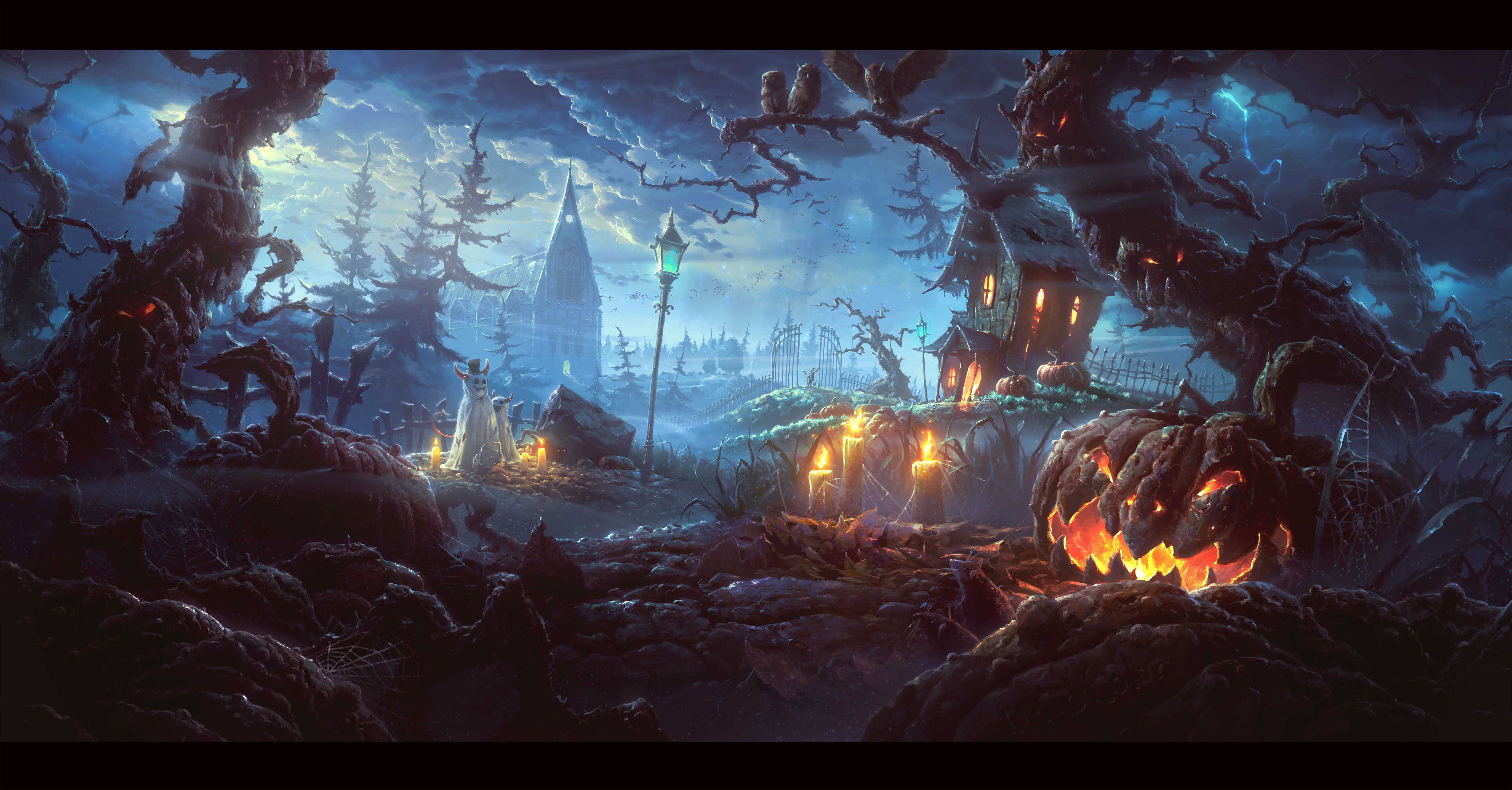 Halloween Wallpaper by UnidColor [5000x2612]