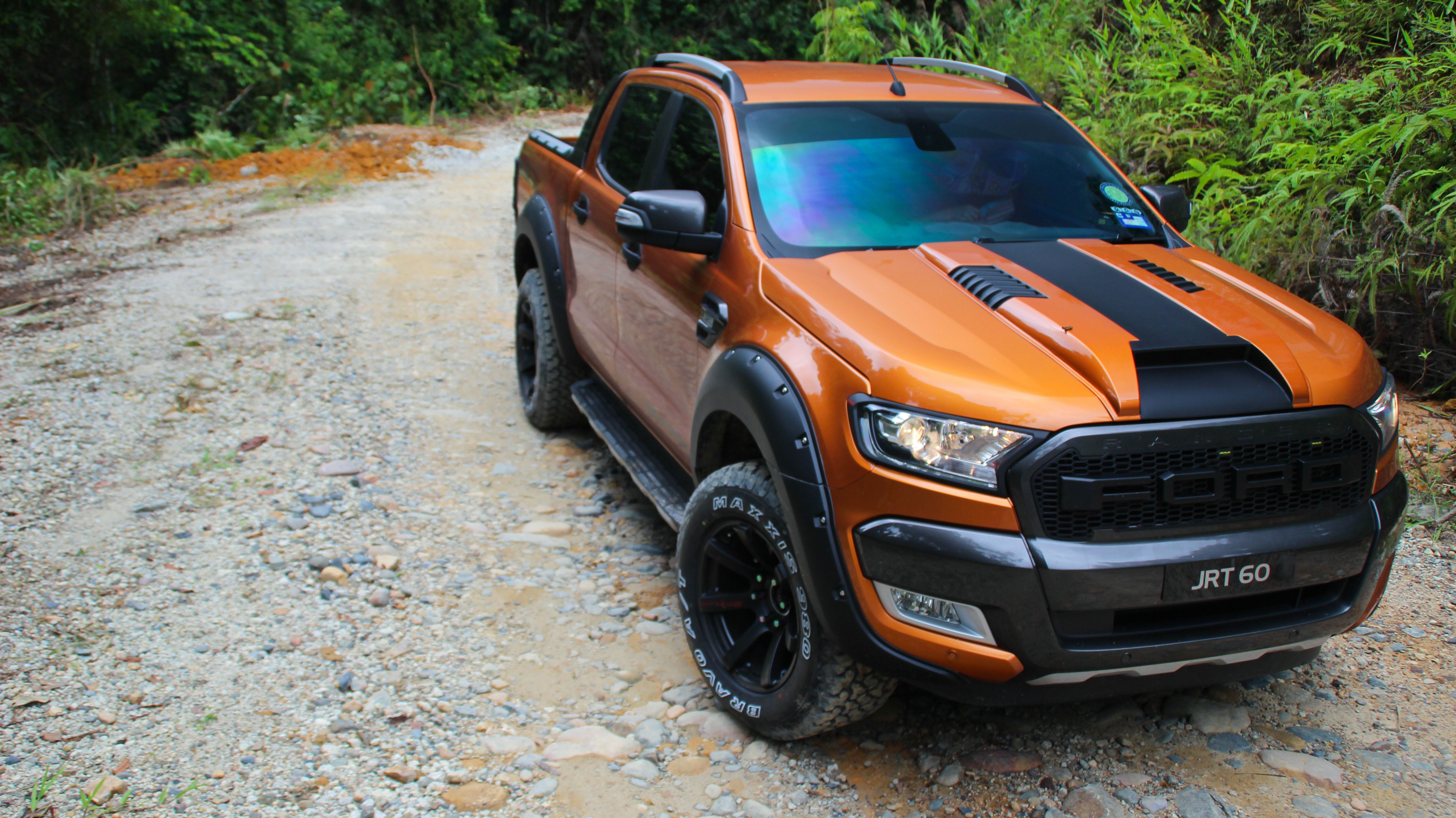 Free of car wallpaper, ford ranger, forest