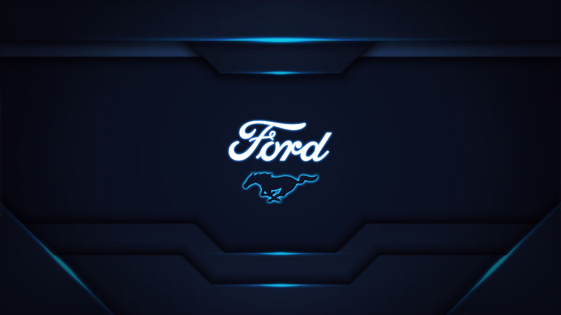 Обои на рабочий стол логотип Ford