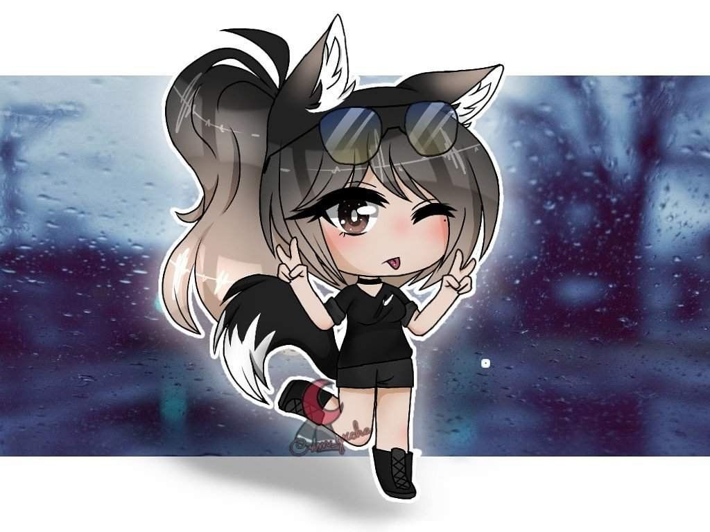 Cute Anime Wolf Girl Wallpaper Free Cute Anime Wolf Girl Background
