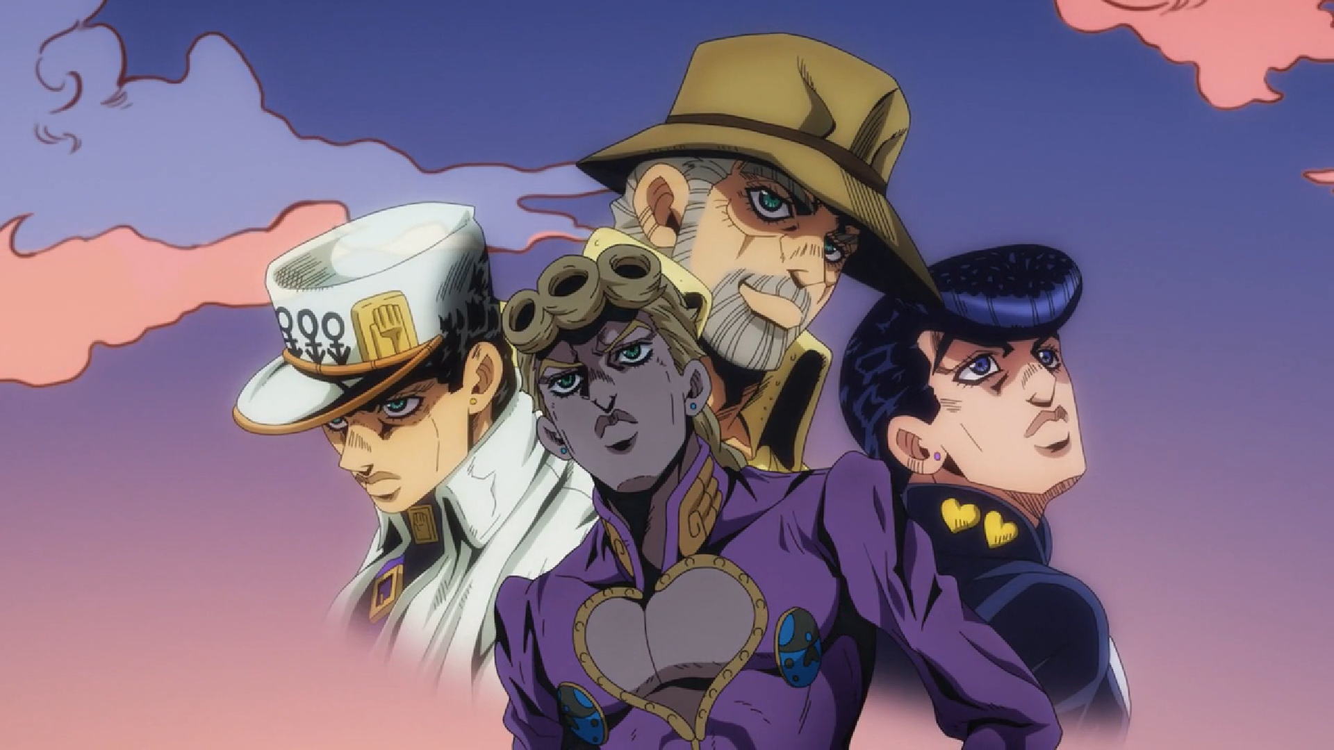 Josuke and Old Joseph in Part 5 Style. JoJo's Bizarre Adventure