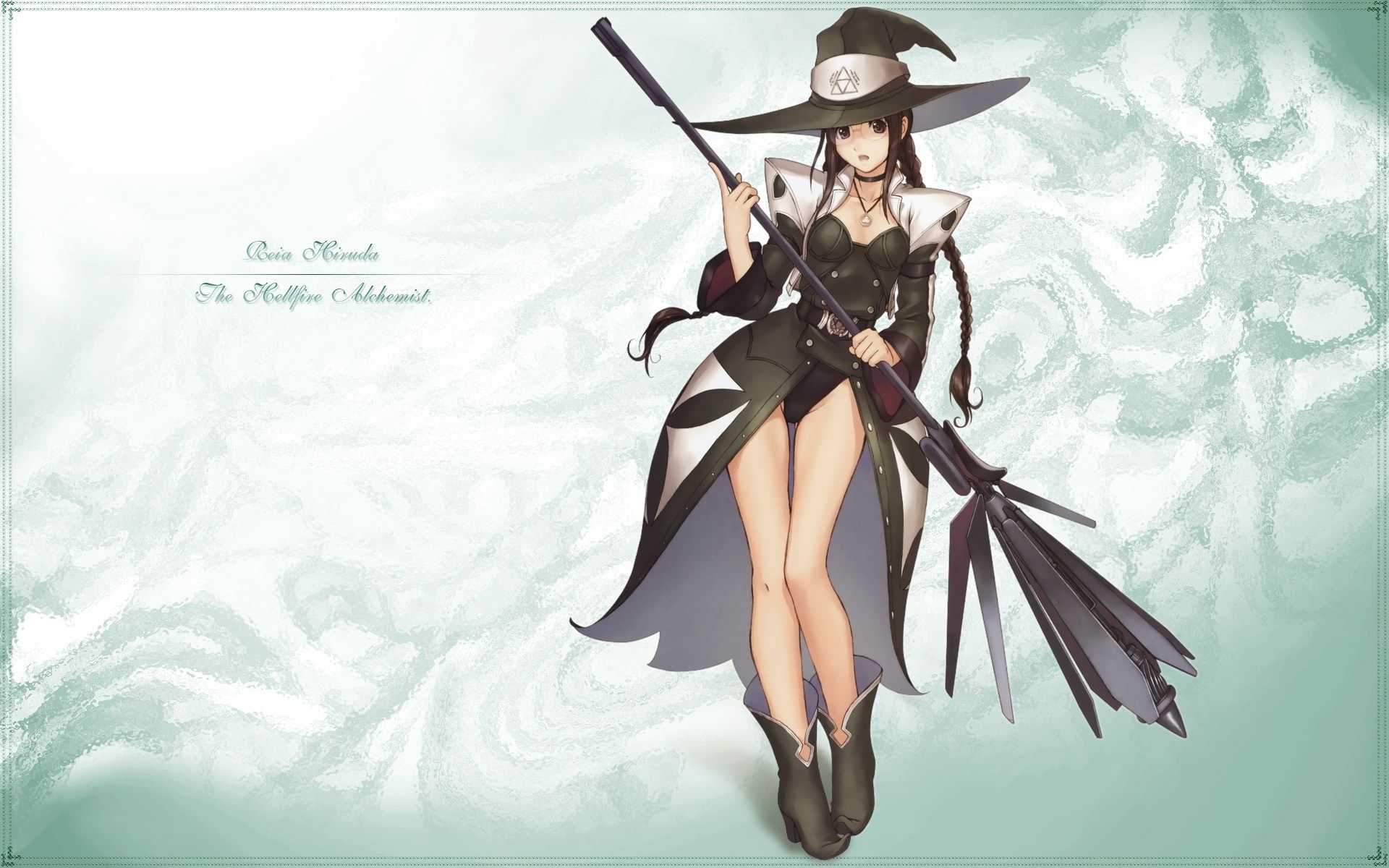 Download Anime Witch Wallpaper 1920x1200