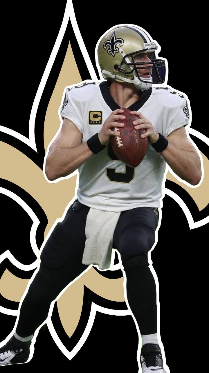 I made a Drew Brees mobile wallpaper, let me know what you think!