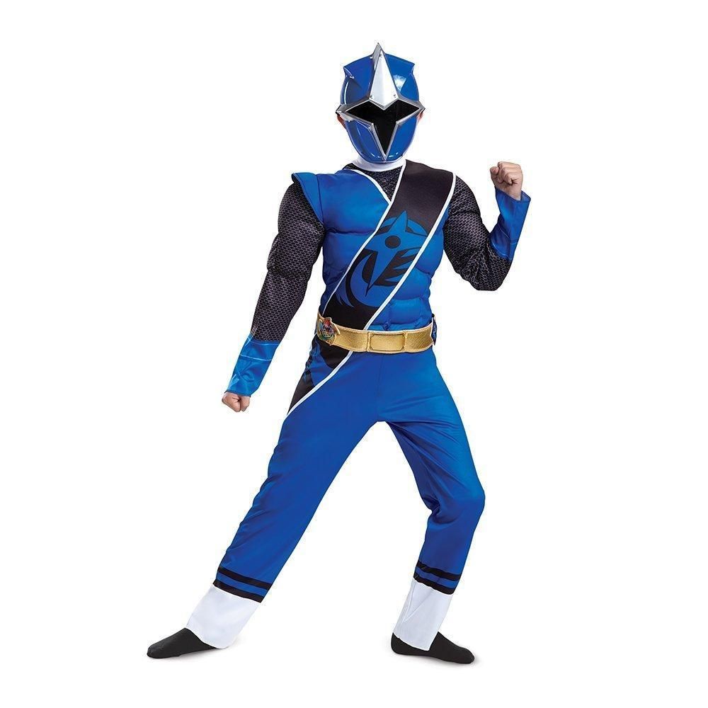 Power Rangers Ninja Steel Blue Ranger Boys Muscle Costume. Power rangers ninja steel, Power rangers ninja, Boy costumes