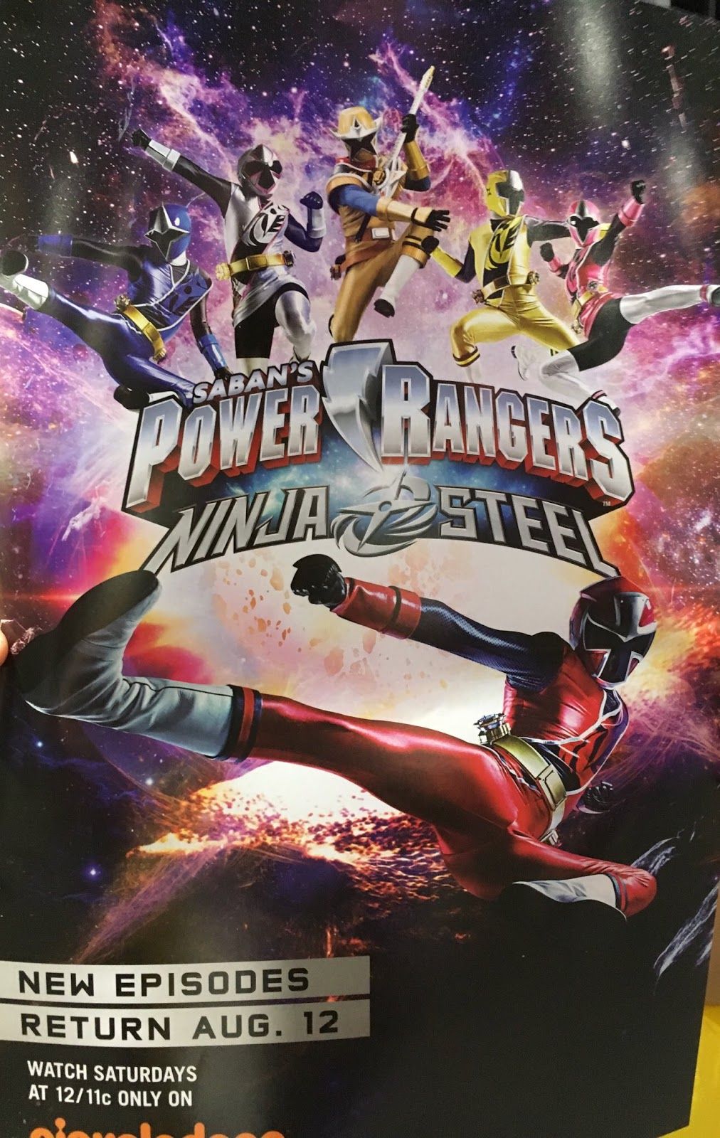 NickALive!: Power Rangers Ninja Steel Receives New Comic Con 2017 Poster