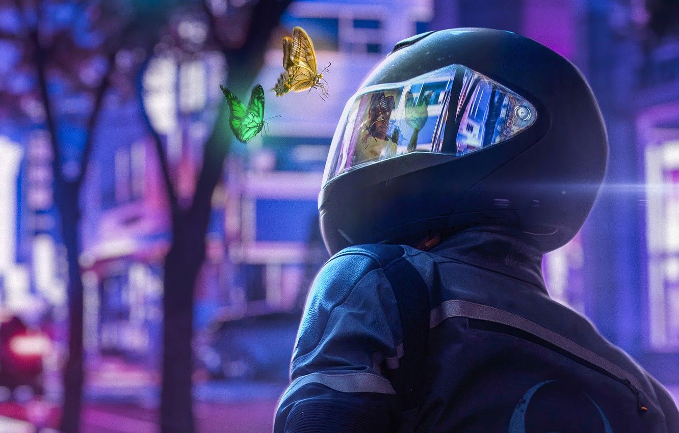 Neon Biker Wallpapers - Wallpaper Cave