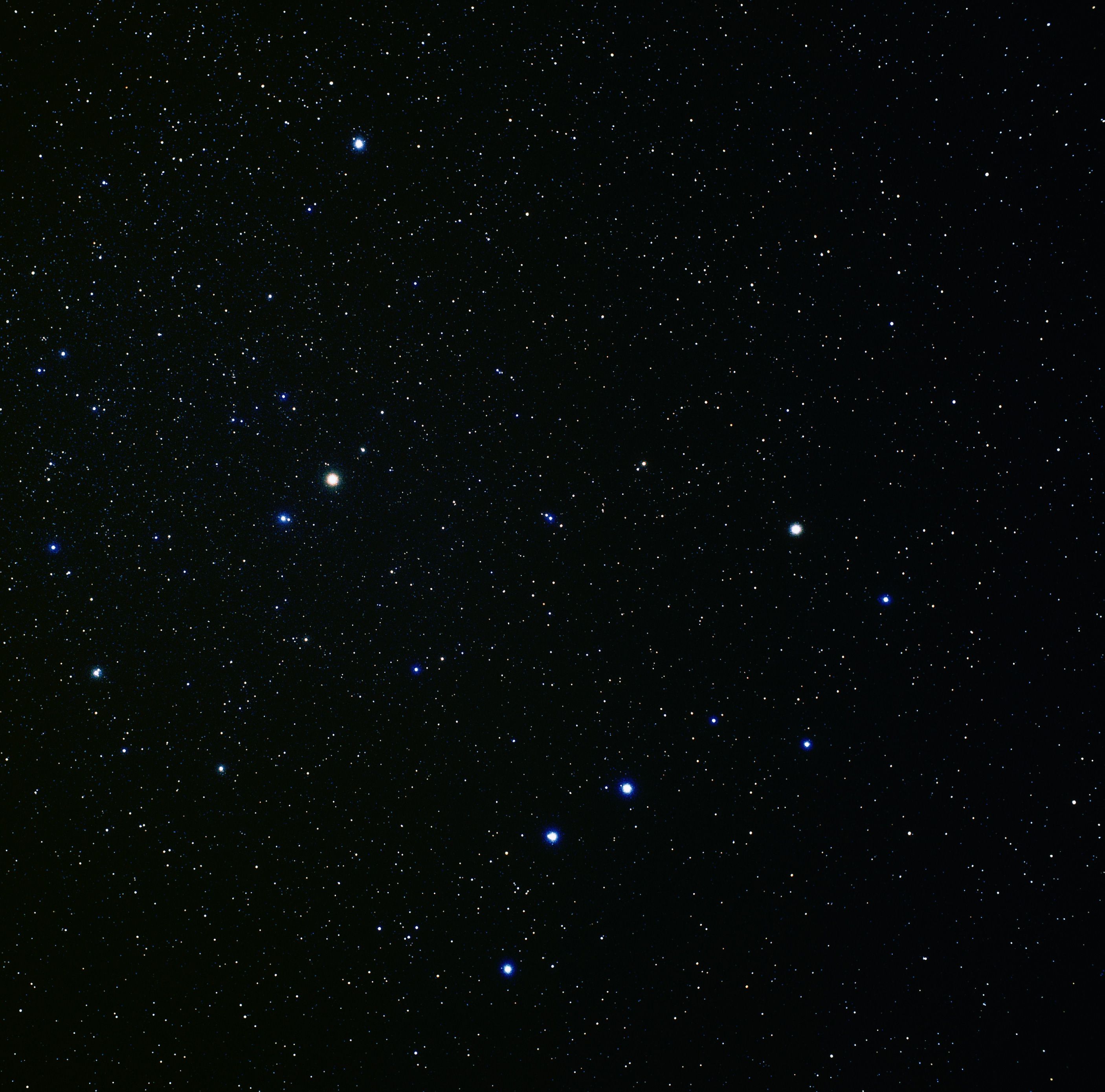 Wide Field Image Of Ursa Major And Ursa Minor (ground Based Image)