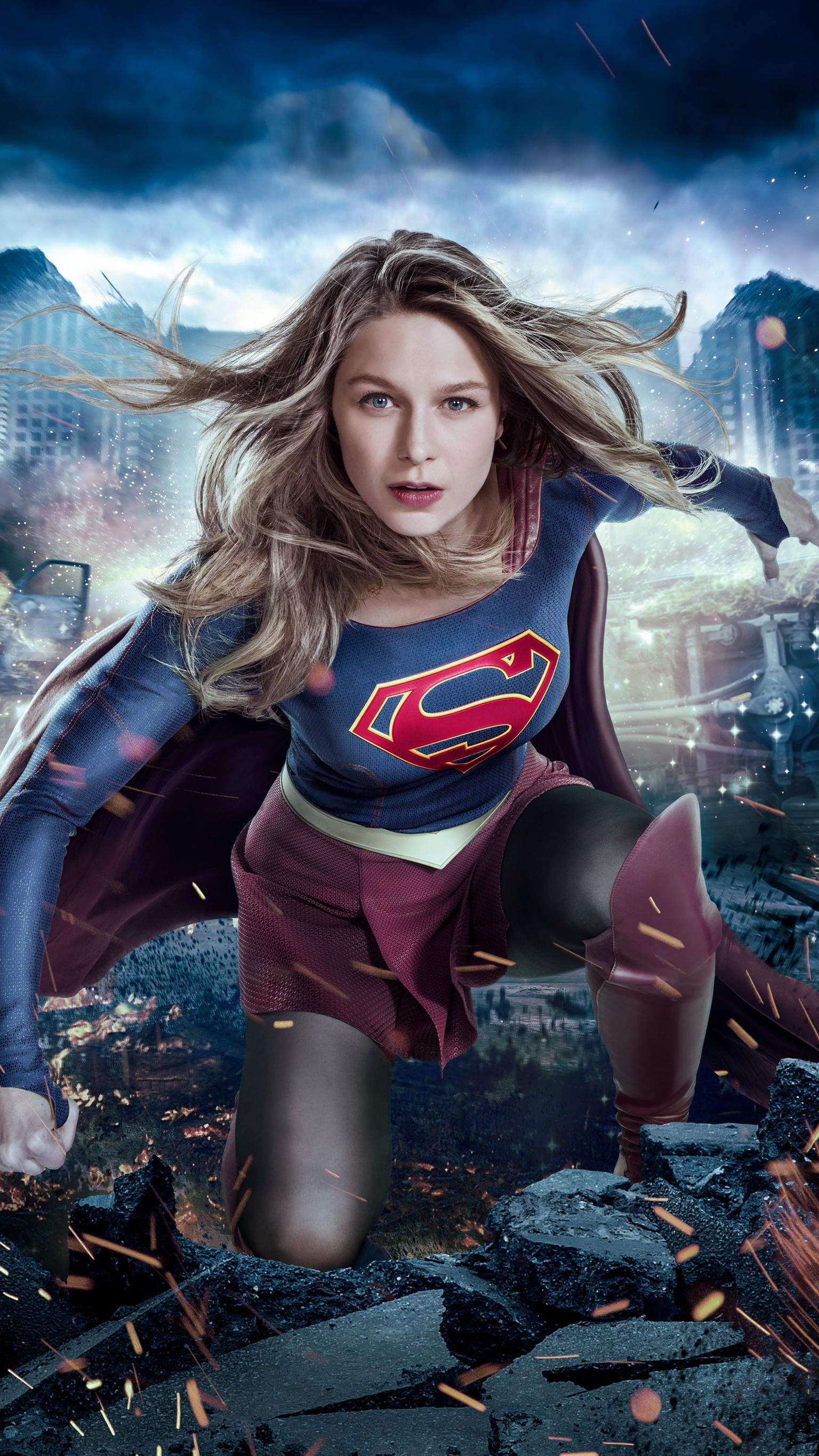 Supergirl Phone Wallpaper