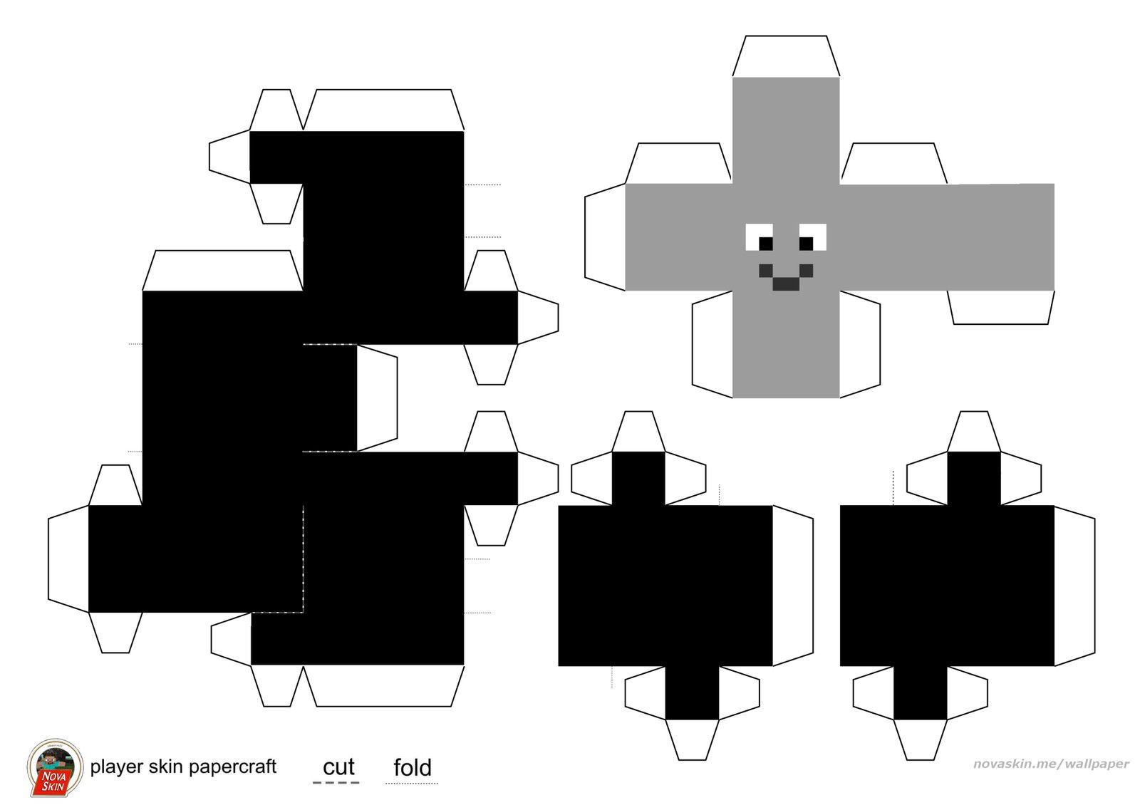Papercraft Minecraft Skins Youtubers