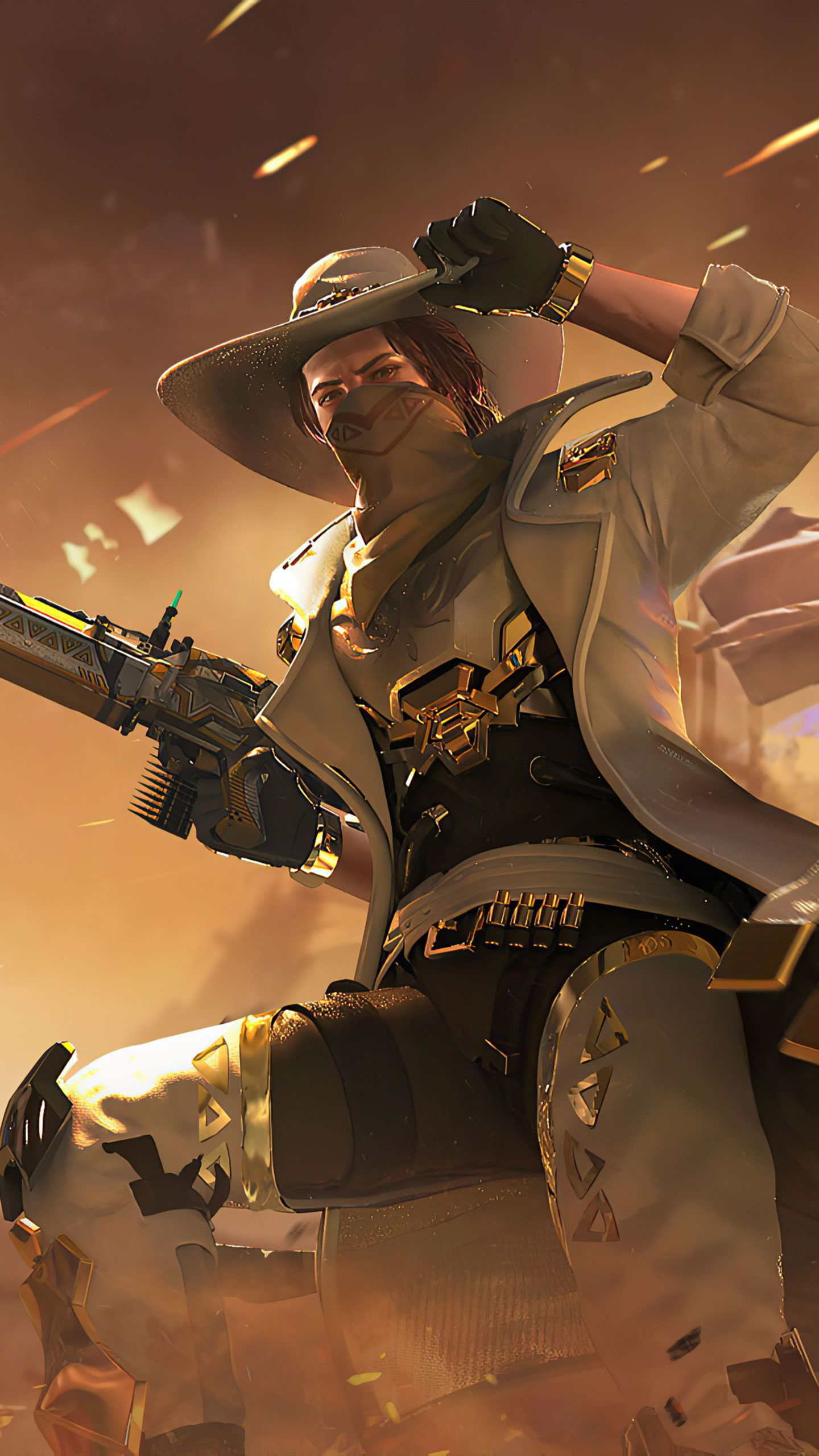 Cowboy Garena Free Fire 4K Ultra HD Mobile Wallpaper