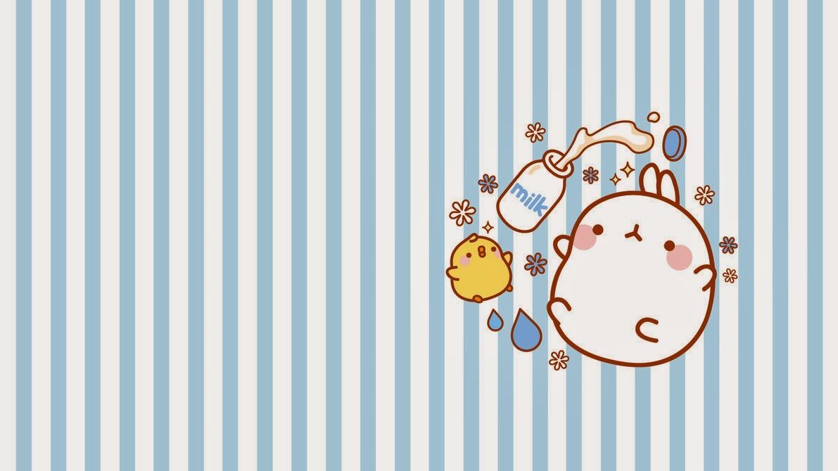 Molang Desktop Wallpaper. Cute anime wallpaper, Molang wallpaper, Cute wallpaper