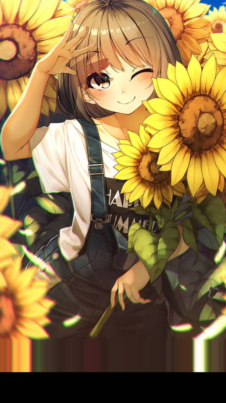 Sunflower Anime Pfp