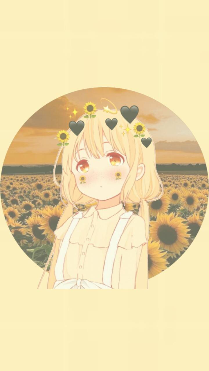Sunflower girl wallpaper