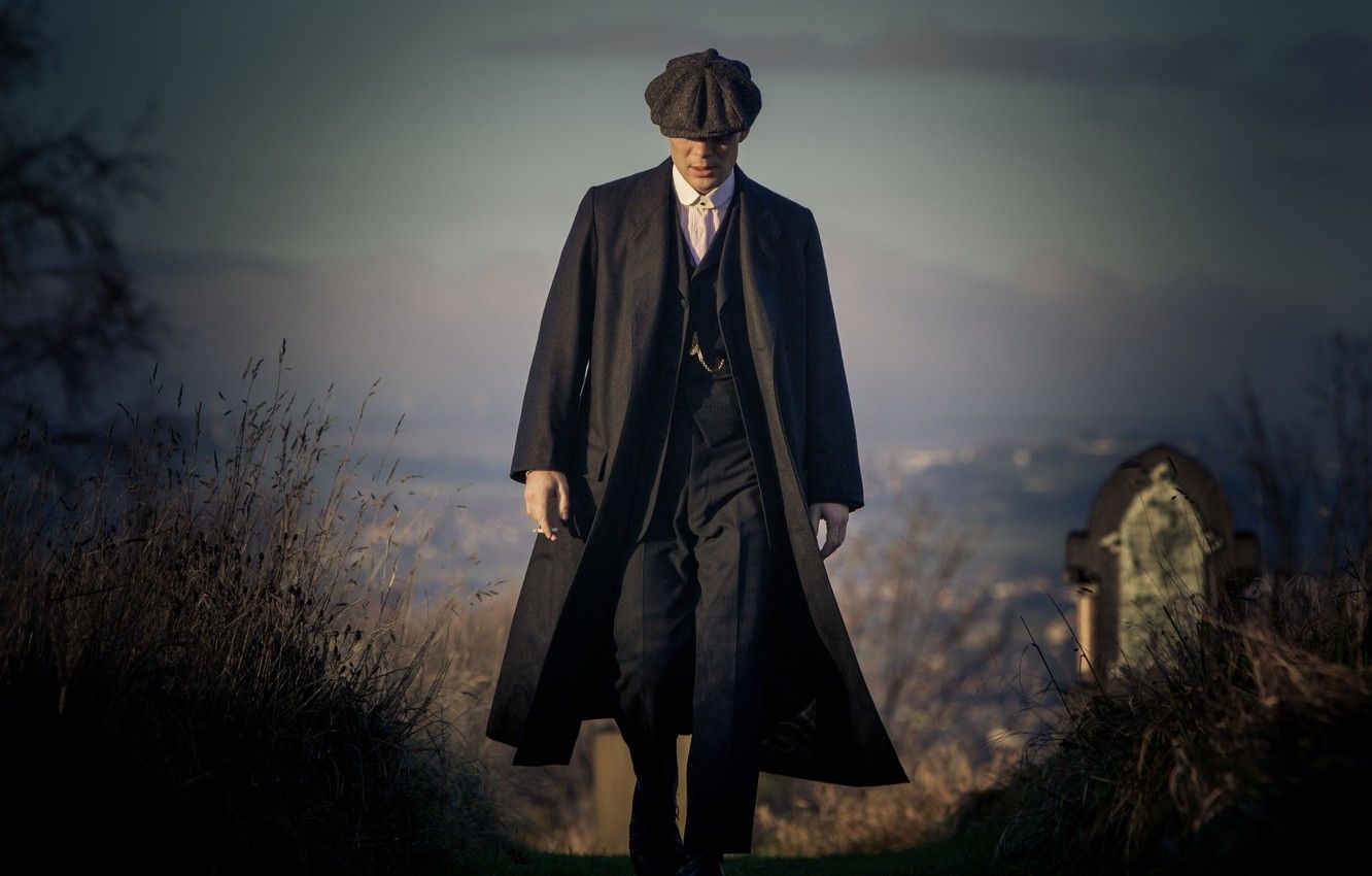 Wallpaper cemetery, the series, BBC, Peaky blinders, Peaky Blinders, TV Show, Thomas Shelby, Cillian Murphy image for desktop, section фильмы