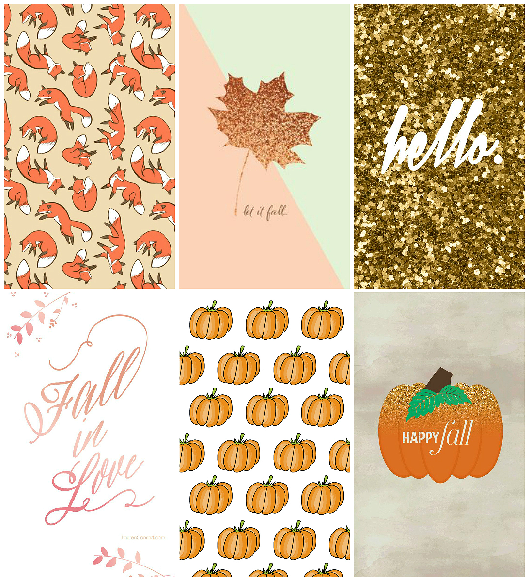autumn inspired iPhone wallpaper Bubble Tea