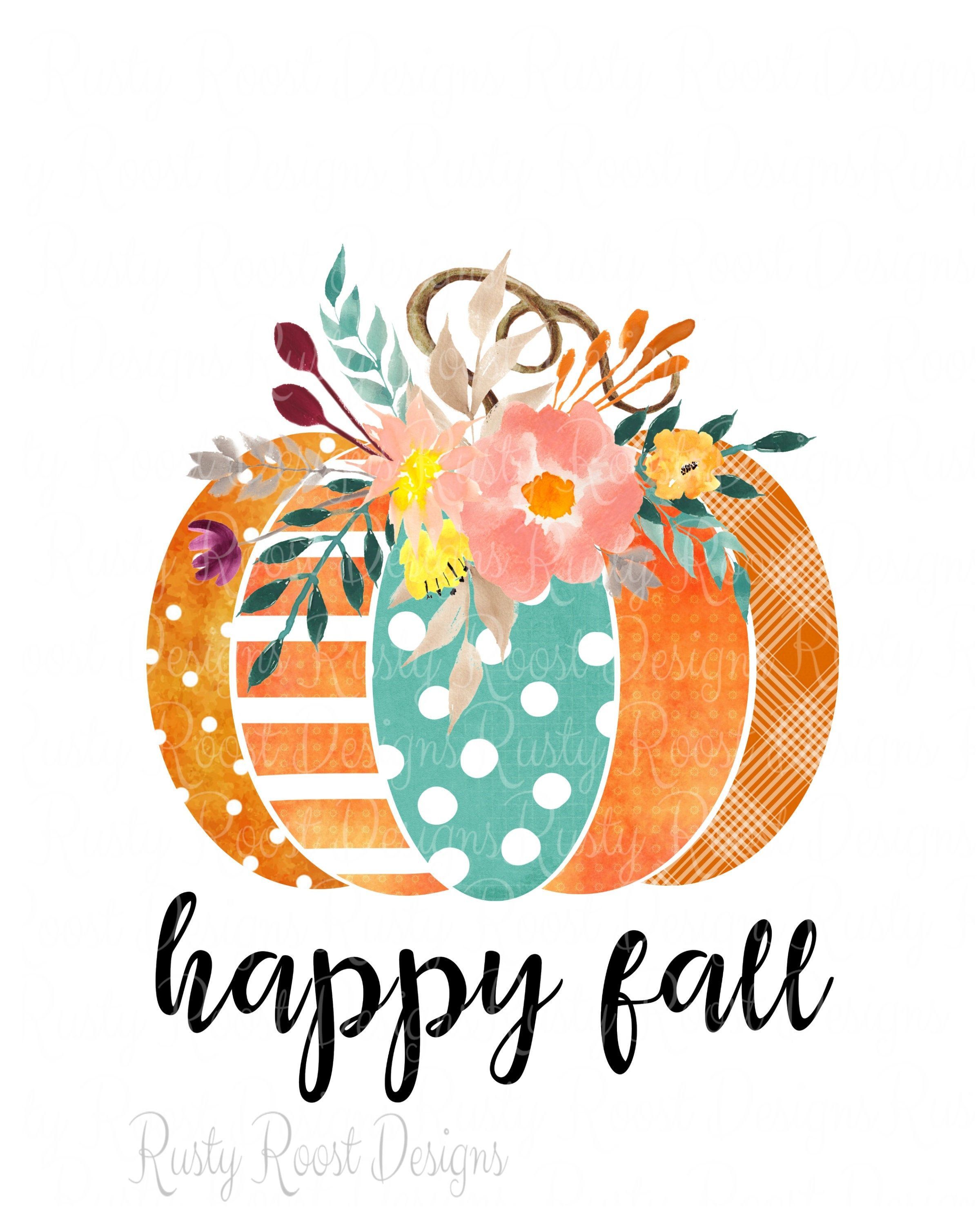 Happy fall pngfall sublimation designs downloadsdigital. Etsy. Fall design, Happy fall, Fall wallpaper