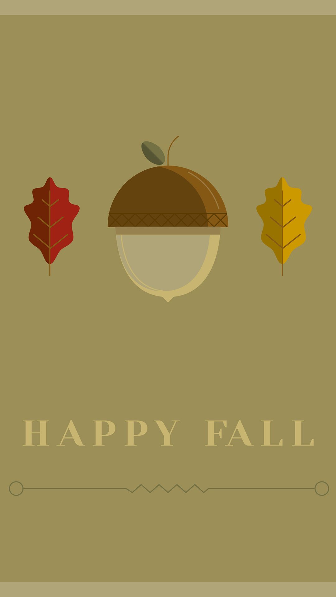 Happy Fall iPhone Wallpaper HD