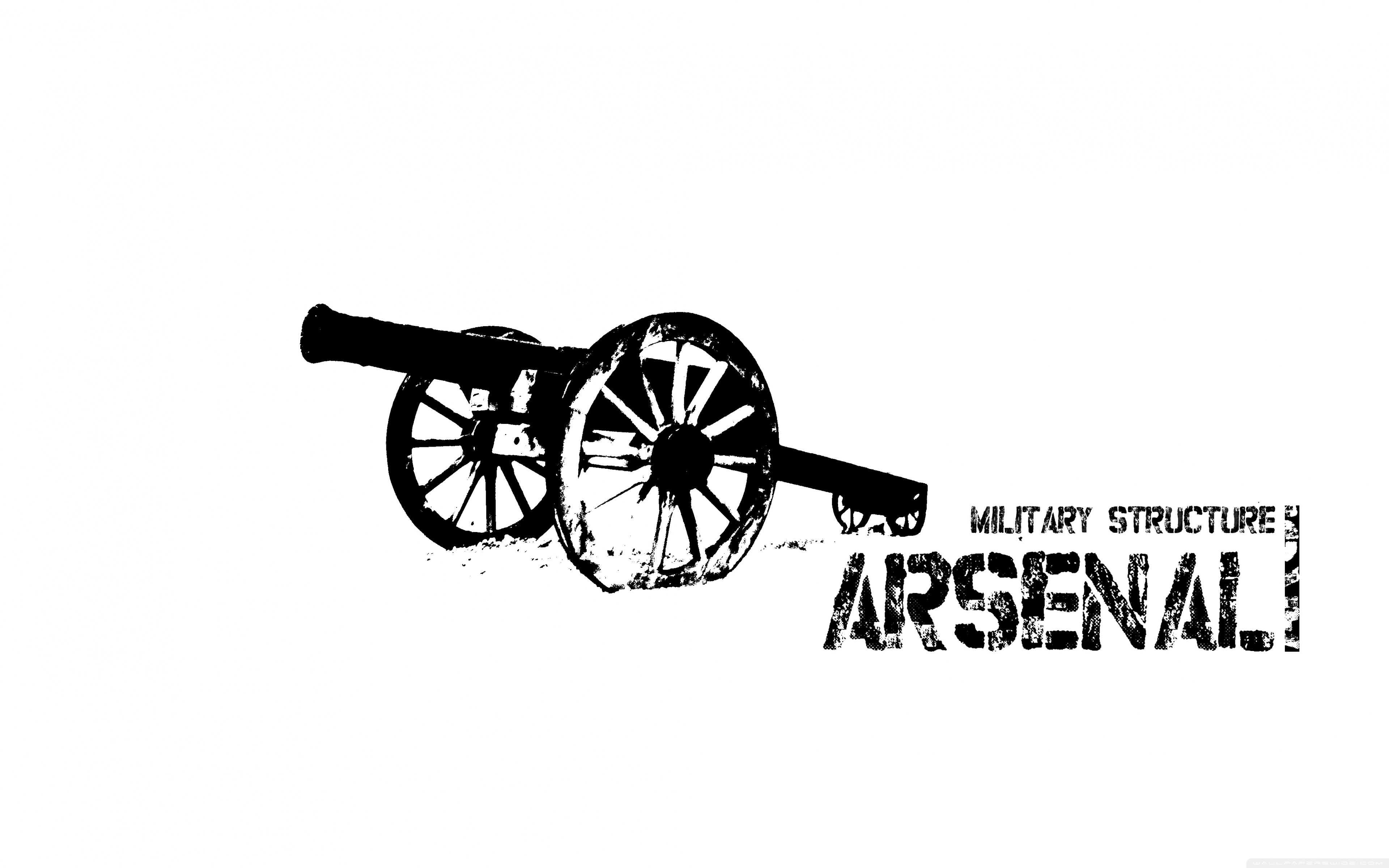 arsenal logo black and white